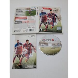 FIFA 15 Nintendo Wii Legacy Edition Complete Soccer Game NTSC CIB EA Sports